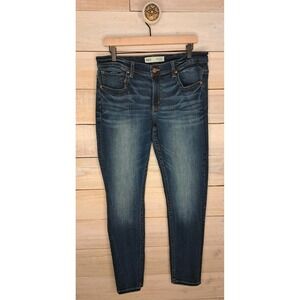 Capsule Wardrobe BKE Jeans Women's 32 Payton Dark‎ Wash Blue Ankle Indie Sleaze